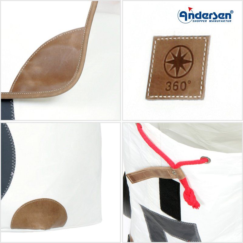 Shoppingvagn Andersen Quattro Charu, brun läder