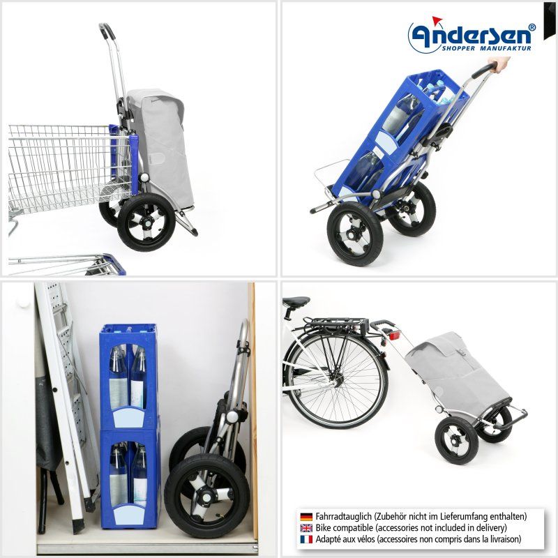 Shoppingvagn Andersen Royal Shopper Famke, röd