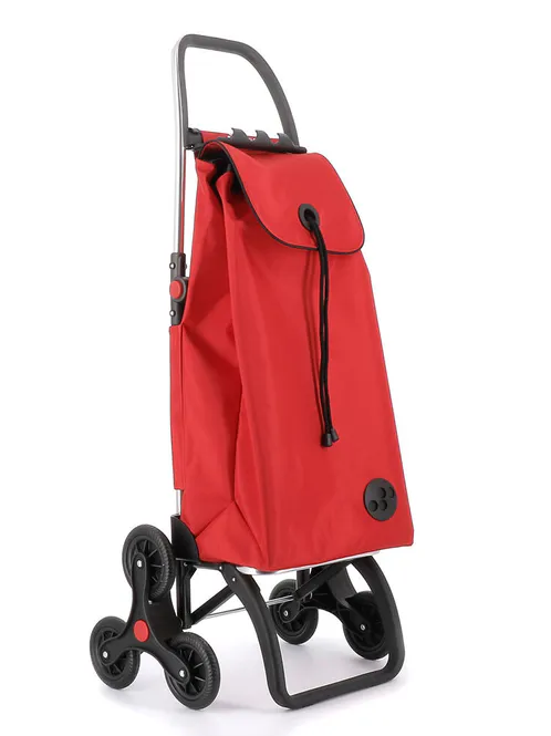 Huvudbild Rolser 6L shoppingvagn, trappklättrare, röd