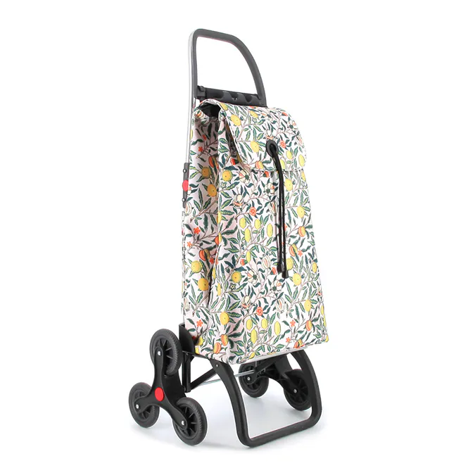 Huvudbild Rolser 6L shoppingvagn, trappklättrare, lemon